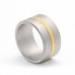 Bague NIESSING FUSION en or jaune et acier. Nouvelle bague.