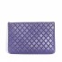 Chanel timeless clutch azul