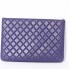 Chanel timeless clutch blau