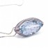 Collier en or avec aigue-marine. Neuf