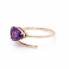 Anillo RAY Amatista y Oro. Nuevo. SÓLO 2 PLAZOS.