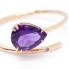 Anillo RAY Amatista y Oro. Nuevo. SÓLO 2 PLAZOS.