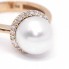 Anillo MIKADO de Perla y Diamantes. Nuevo. SÓLO 2 PLAZOS.
