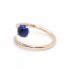 Anillo RAY Zafiro y Oro. Nuevo a estrenar. SÓLO 2 PLAZOS.