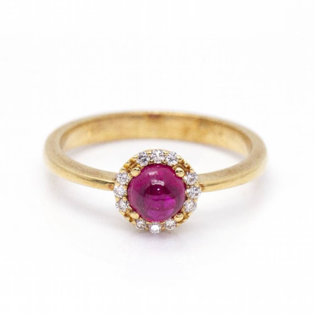 Anillo ROUGE de Oro, Brillantes y...