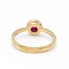 Bague en or, brillants et rubis. Nouvelle bague