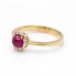 Anillo ROUGE de Oro, Brillantes y Rubi.Nuevo. SÓLO 2 PLAZOS.