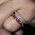 Bague en tourmalines et diamants. Nouvelle bague