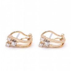 Boucles d\'oreilles TRIO en diamant. Neuf