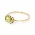 Anillo PERIDOTO de Oro y Diamante.  Nuevo a estrenar