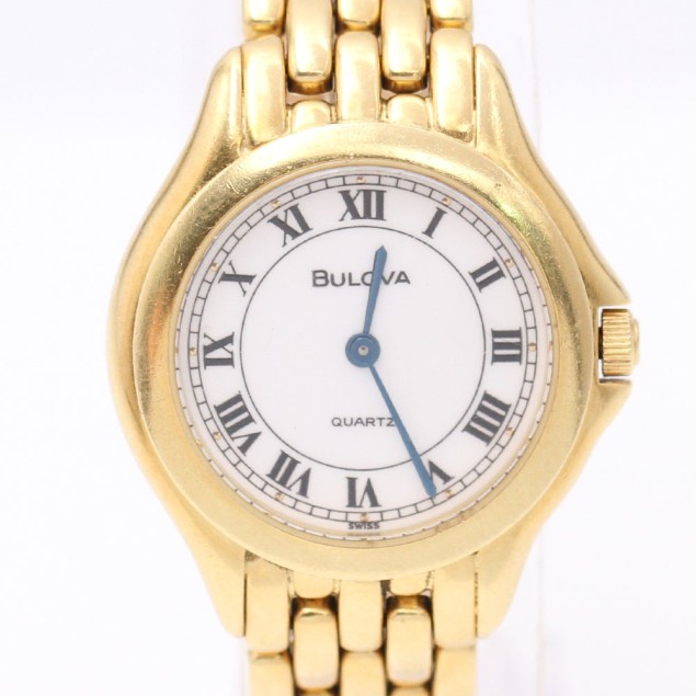 Rellotge BULOVA QUARTZ d'or 18k de...