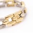 Bracelet d'occasion en or bicolore 18k avec diamants