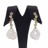 Boucles d'oreilles STILL avec perles et diamants. Neuves