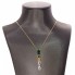 Collier en or avec pendentif en tourmaline. Neuf