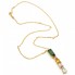 Collier en or avec pendentif en tourmaline. Neuf