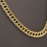 Collier double losange semi creux en or 18k d'occasion