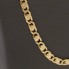 Cadena massissa texturitzada d'or 18k de segona mà