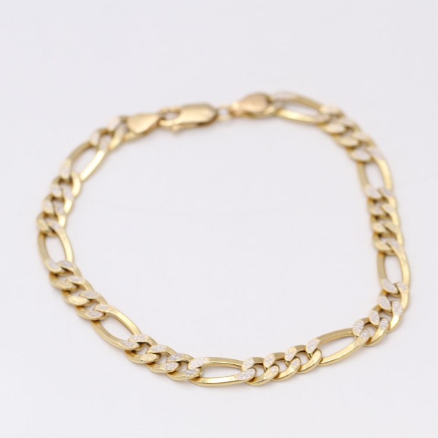 Pulsera semi hueca estilo cartier de...