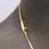 Collaret doble d'or 18k de segona mà