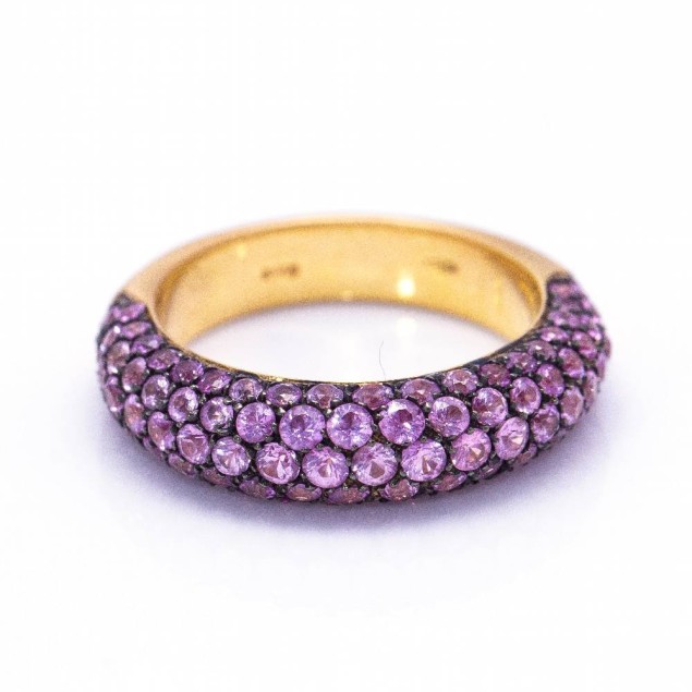 Anillo de Oro PINK SAPHIRE. Nuevo a...