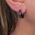 Boucles d'oreilles DAMIANI en or noir. Neuves