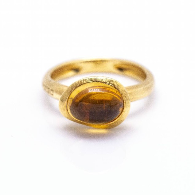 Bague BICEGO FRAME avec Citrine. Neuve