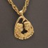 Cadena amb penjoll enamorats d'or 18k de segona mà