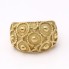 Anillo sogueado de oro 18k de segunda mano
