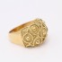 Anillo sogueado de oro 18k de segunda mano