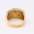 Anillo sogueado de oro 18k de segunda mano