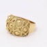 Anillo sogueado de oro 18k de segunda mano