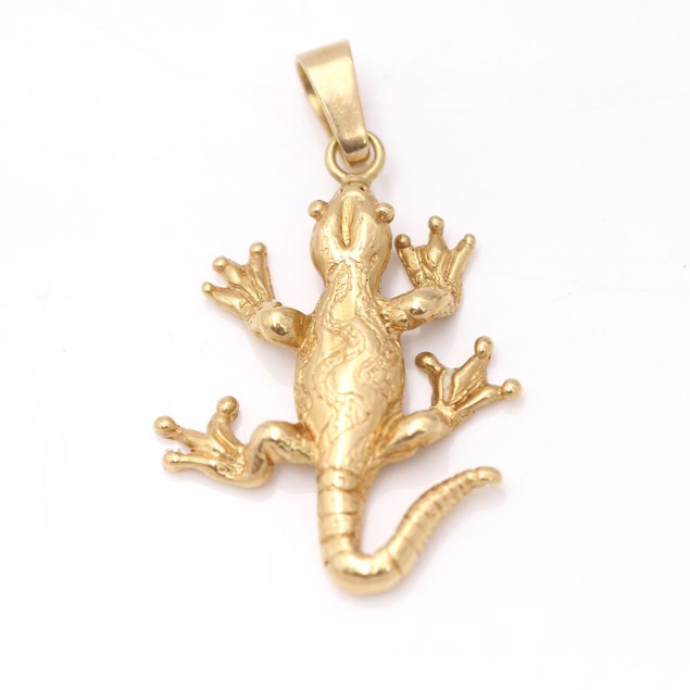 Pendentif reptile en or 18k d'occasion