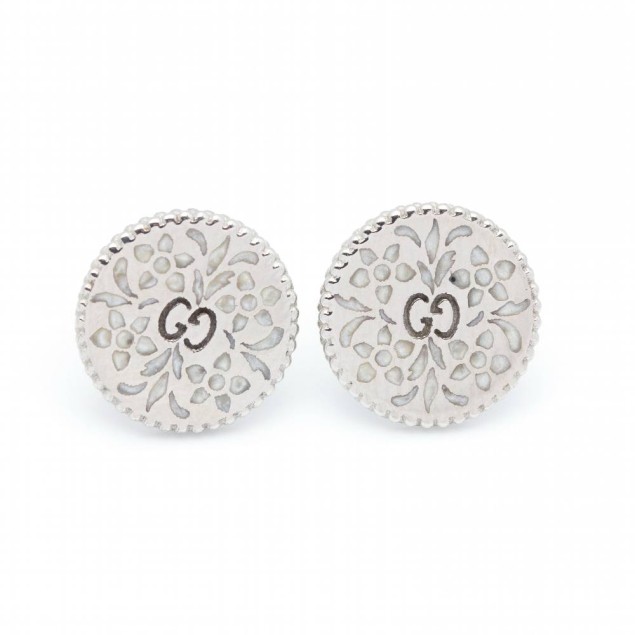 Pendientes GUCCI Oro Blanco con...