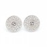 Boucles d'oreilles GUCCI en or blanc et émail. Neuves