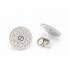 Boucles d'oreilles GUCCI en or blanc et émail. Neuves