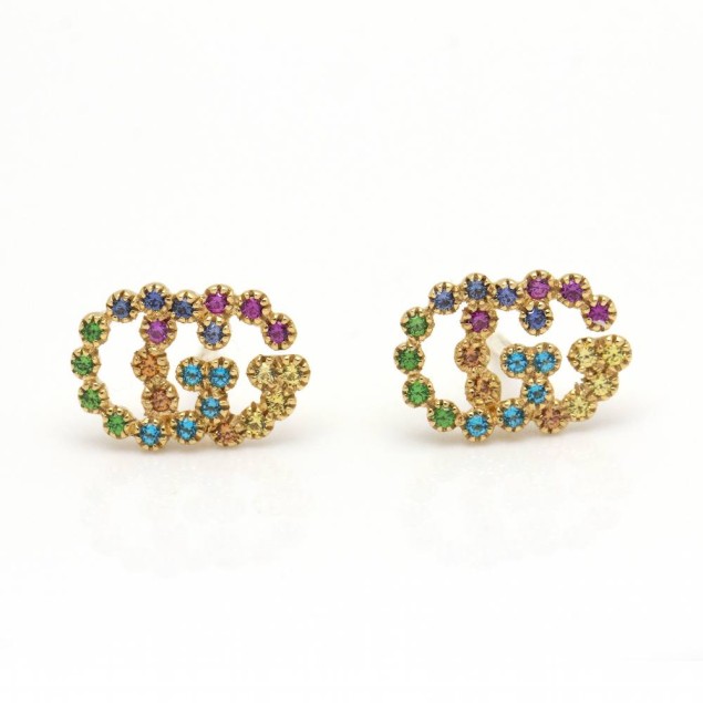 Boucles d'oreilles GUCCI en or avec...