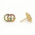 Boucles d'oreilles GUCCI en or avec saphirs. Neuves