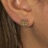 Boucles d'oreilles GUCCI en or avec saphirs. Neuves