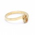 Bague GUCCI en or jaune avec diamants. Neuve