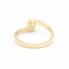 Bague GUCCI en or jaune avec diamants. Neuve