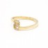 Bague GUCCI en or jaune avec diamants. Neuve