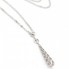 Collier GUCCI en forme de goutte et diamant. Neuf