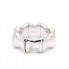 Bague GUCCI BAMBOO SPRING Or blanc. Neuve