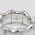 Bague GUCCI BAMBOO SPRING Or blanc. Neuve