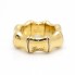 Bague GUCCI BAMBOO SPRING en or jaune. Neuve