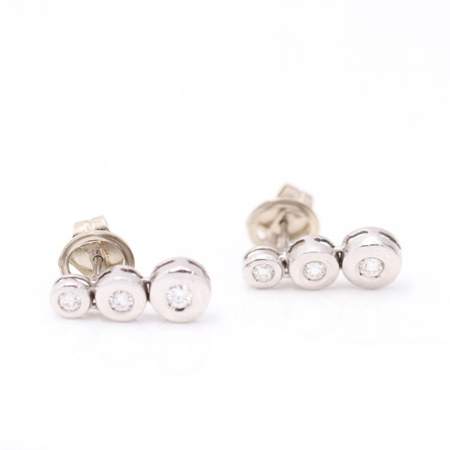 Boucles d'oreilles en or 18k avec...