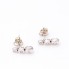 Boucles d'oreilles en or 18k avec diamants seconde main