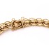 Pulsera entrelazada de oro 18k de segunda mano