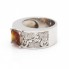 Bague CARRERA en or blanc et citrine. Neuve