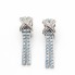 Boucles d\'oreilles CENTOVENTUNO en or, diamants et topaze. Neuves